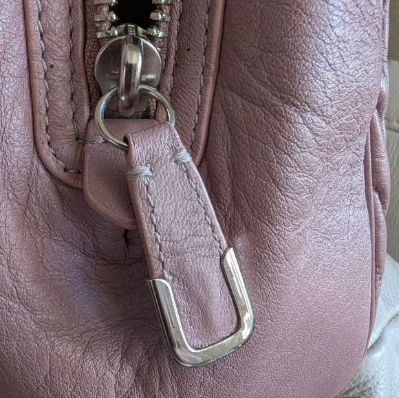 Coach Madison Gathered Twist Leather Satchel - Picture 6 of 11